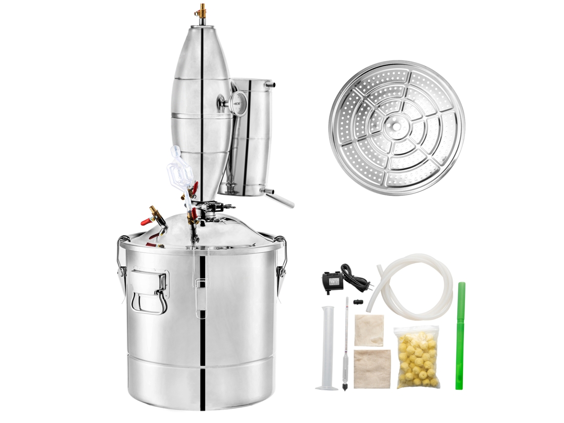 Destilador De Água Com Filtro Purificador Succebuy Com Tanque De 70 L Em Aço Inoxidável