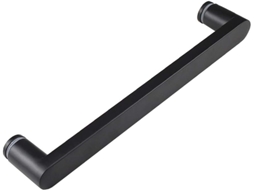 Puxador Redondo E Plano Para Porta De Chuveiro, Em Aço Inoxidável, Com Alavanca Para Porta De Banheiro Um Lado