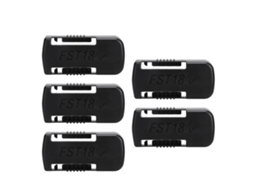 5pcs Estojo Porta Baterias Abs Preto para Bateria Festool 18v Ferramentas Elétricas