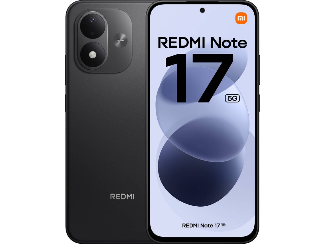 Smartphone XIAOMI Redmi Note 17 (6.99'' - 6 GB - 128 GB - Preto)