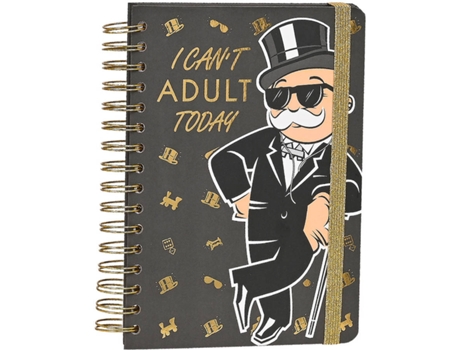 Caderno  A5 (14.8x21cm - Castanho - 90 Folhas)