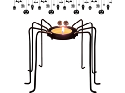 Porta-velas De Halloween Em Forma De Aranha |