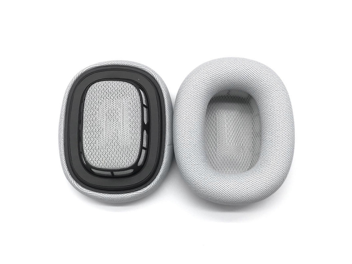 Almofadas Zruxe Para Airpods Max Pele Proteica Cinza Azul (par De 2, Espuma Com Memoria)