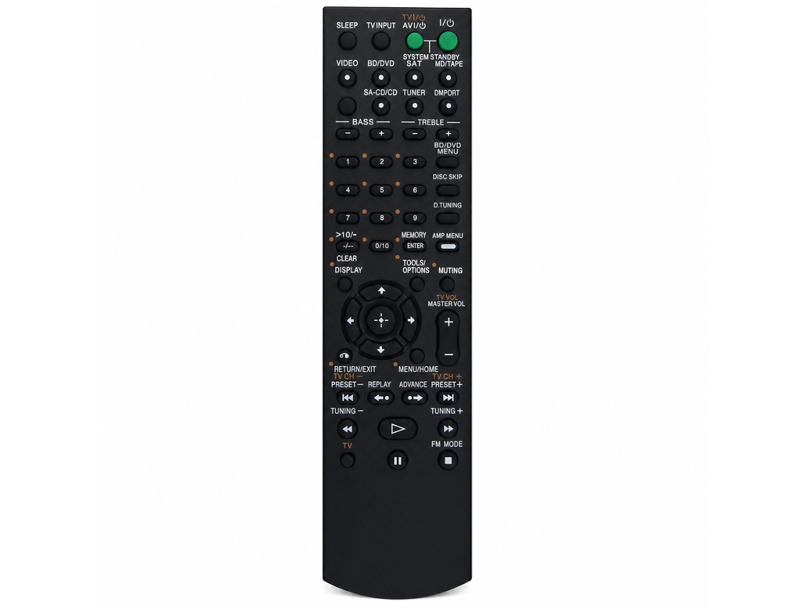 Comando À Distância De Substituição Para Recetor Av Sony Rm-aau055, Sem Programação_dae