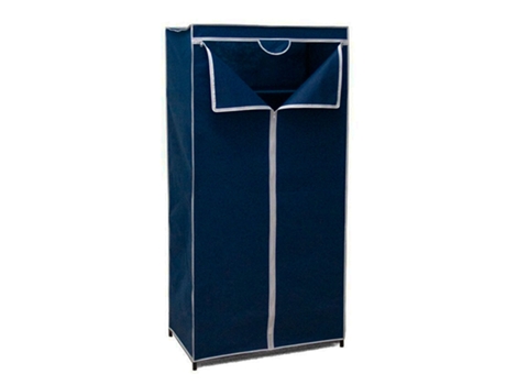 Armário Tnt Modelo Lidia 160 X 75 X 46 Cm, Organizador De Roupas Em Tecido Dobrável, Guarda Roupa Não Tecido, Guarda Roupa Removível Com Zíper, False