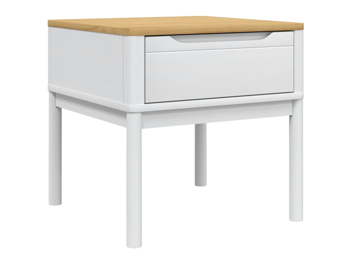 Lamp Table, Lamp Tables Vidaxl Branco Madeira De Pinho