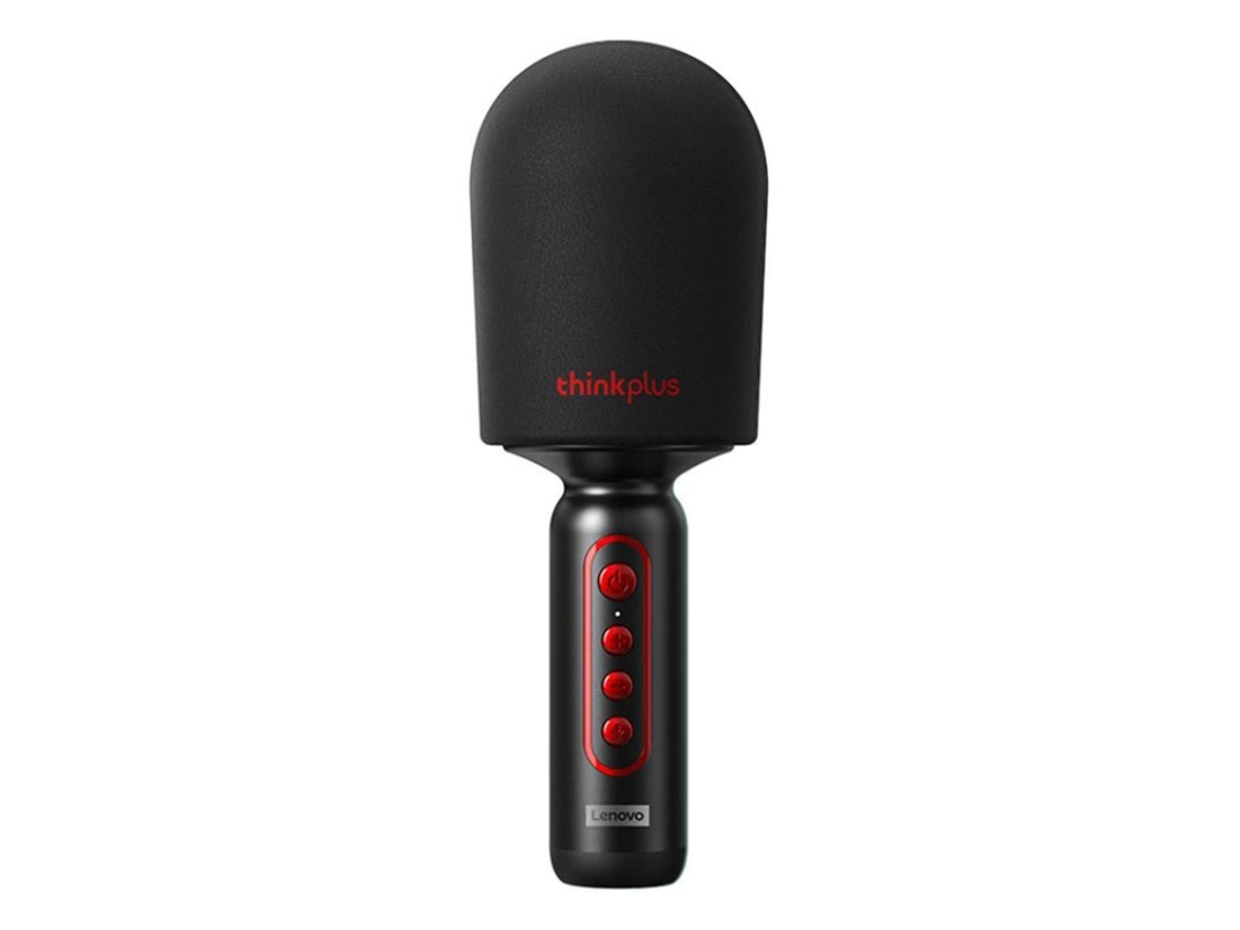 Microfone De Karaokê Sem Fio Portátil Preto