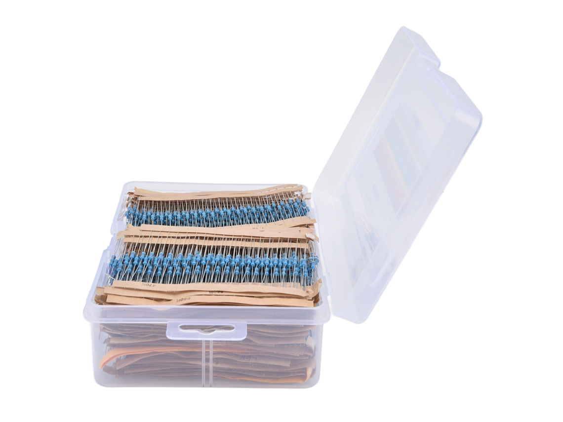 Conjunto De Resistores Laxiscreed Com 144 Valores De Resistência De 1ω A 1mω Para Eletrônica