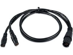 Transdutor GARMIN Fêmea De 4 Pinos Adaptador De Macho De 6 Pinos Preto