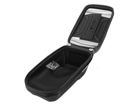 WILDMAN Bolsa Bicicleta Carbono Impermeável 1L Tátil Dupla Fixação Anel E12X Preto