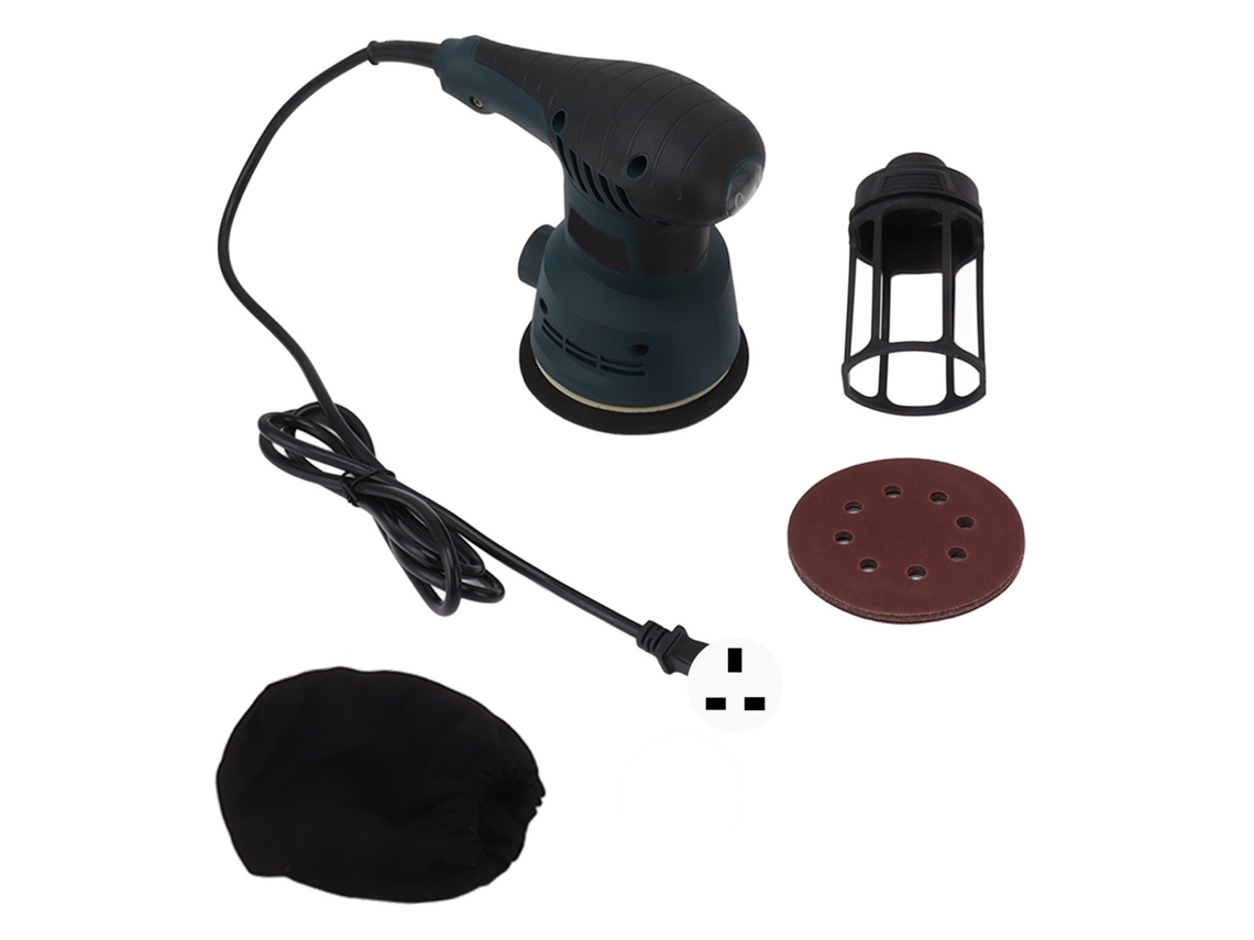Lixador Orbital de Mão 300w com Lixas para Carpintaria e Polimento Bivolt UK com S/MARCA