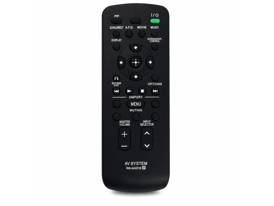 Comando À Distância De Substituição Compatível Com Sistema Av Sony Rm-aau016_zhd