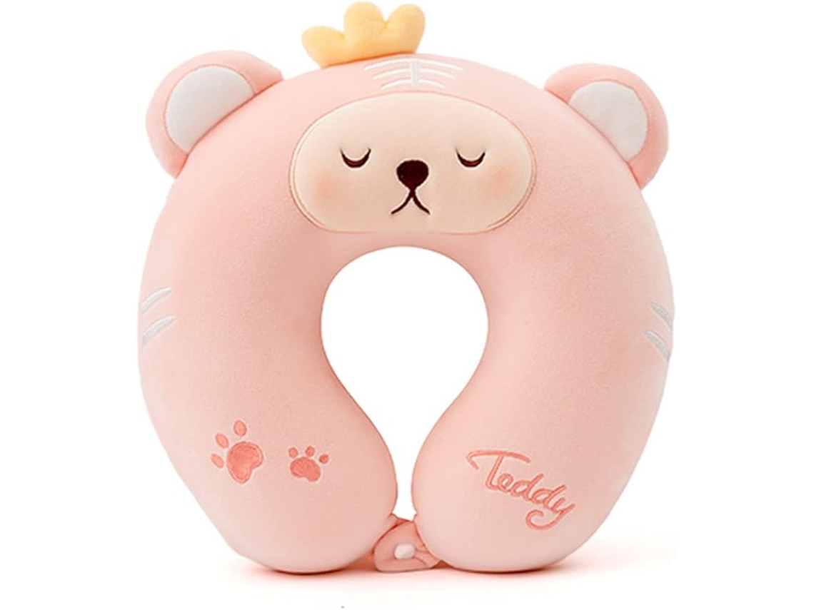Bolsa De Viagem Para Crianças, Travesseiro De Pescoço Para Crianças Para Viagens, Viagem De Avião Fofa Para Crianças Slowmoose