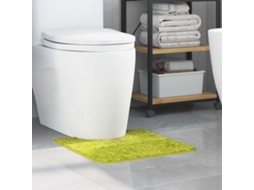 Vidaxl Tapete Antiderrapante Para Banheiro Com Corte Para O Vaso Verde