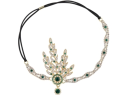 Diadema De Pérolas Com Medalhão De Folhas Art Deco Dos Anos 20 Estilo Great Gatsby Para Festa, Casamento E Uso Diário