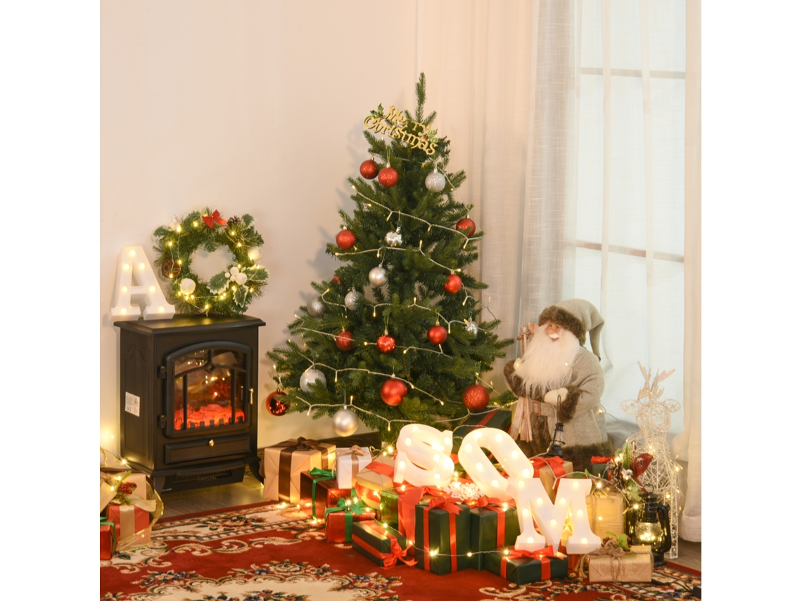 Árvore De Natal, Pinheiro Artificial, 1,2 M, Incluindo Suporte, Ø85 Cm X 120 Cm, Verde
