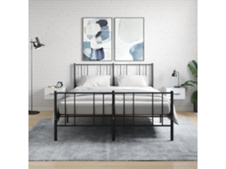 2 Mesas de Cabeceira | Cabeceira de Parede | Guarda-Roupa de Parede 35x35x20 cm Branco Brilhante
