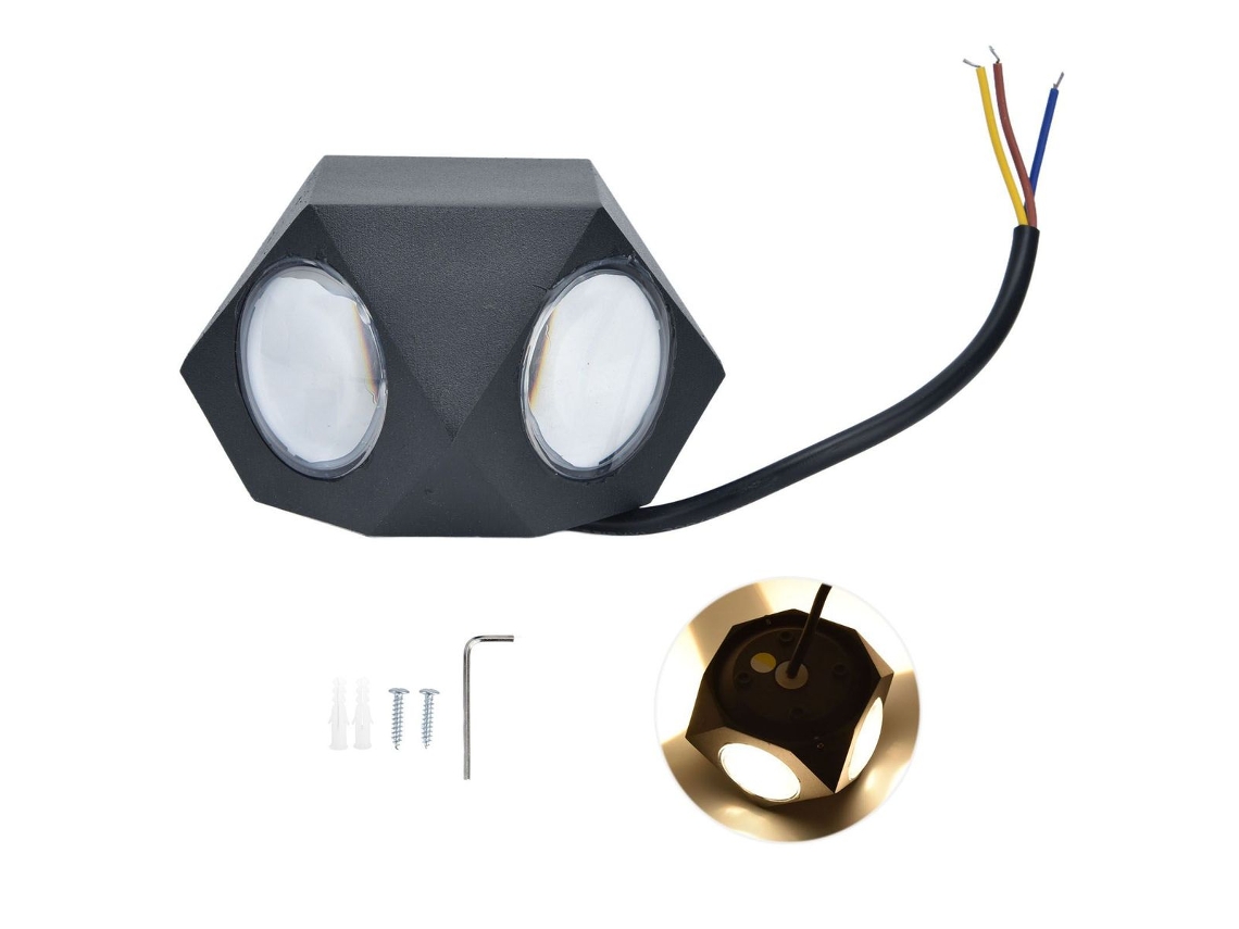 Luminária De Parede, Em Alumínio, 12 W, Para Quarto, Corredor, Sala De Estar E Ambientes Internos