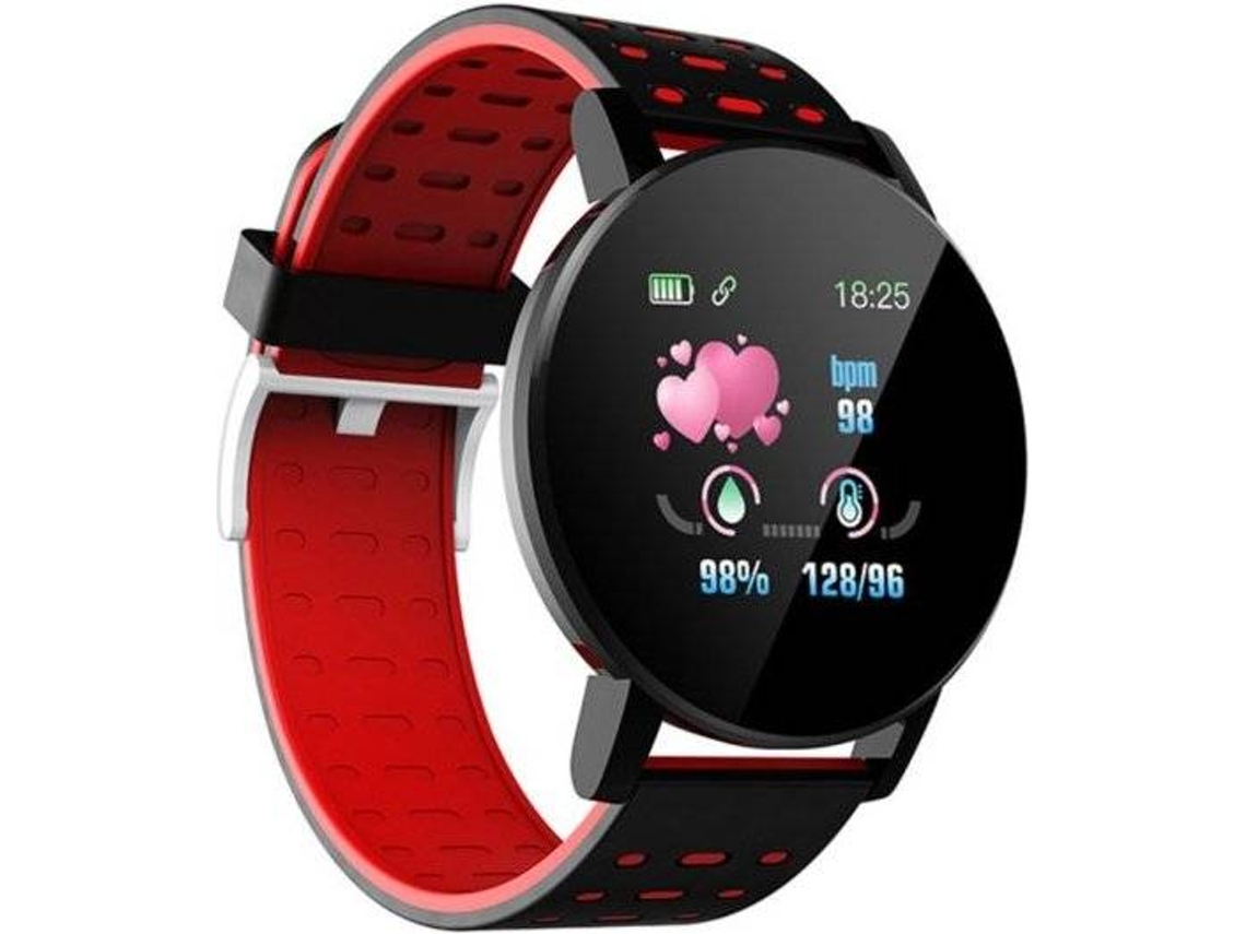 Smartwatch 119 Plus Vermelho