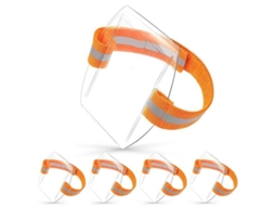 Porta, Crachá De Pvc Alta Visibilidade, Ideal Para Acesso A Elevadores, Pulseiras E Prendedores De Crachá. Cor Laranja