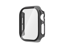 Capa para Apple Watch Series 10 46 Mm com Protetor de Tela de Vidro Temperadocinza XIAOMOYU