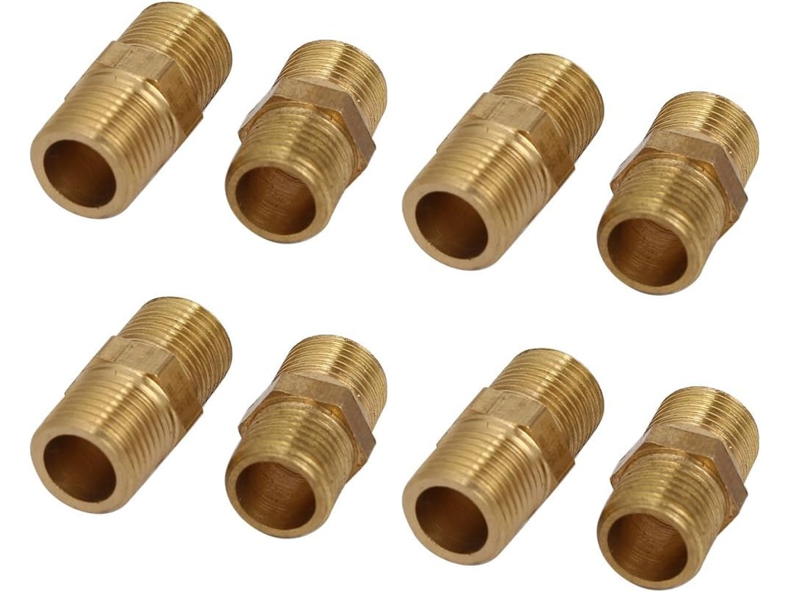 Conjunto de 8 Peças Conexões Tubo Latão com Rosca Macho 1/8bsp CHABERLU (824bf21ee63bda6bc0786e8abd357def)