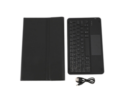 Aetheria capa Protetora com Teclado Bluetooth Detachável Retroiluminado 7 Cores para Fire Maximum 11 11.0 Polegadas com Suporte para Caneta Preta
