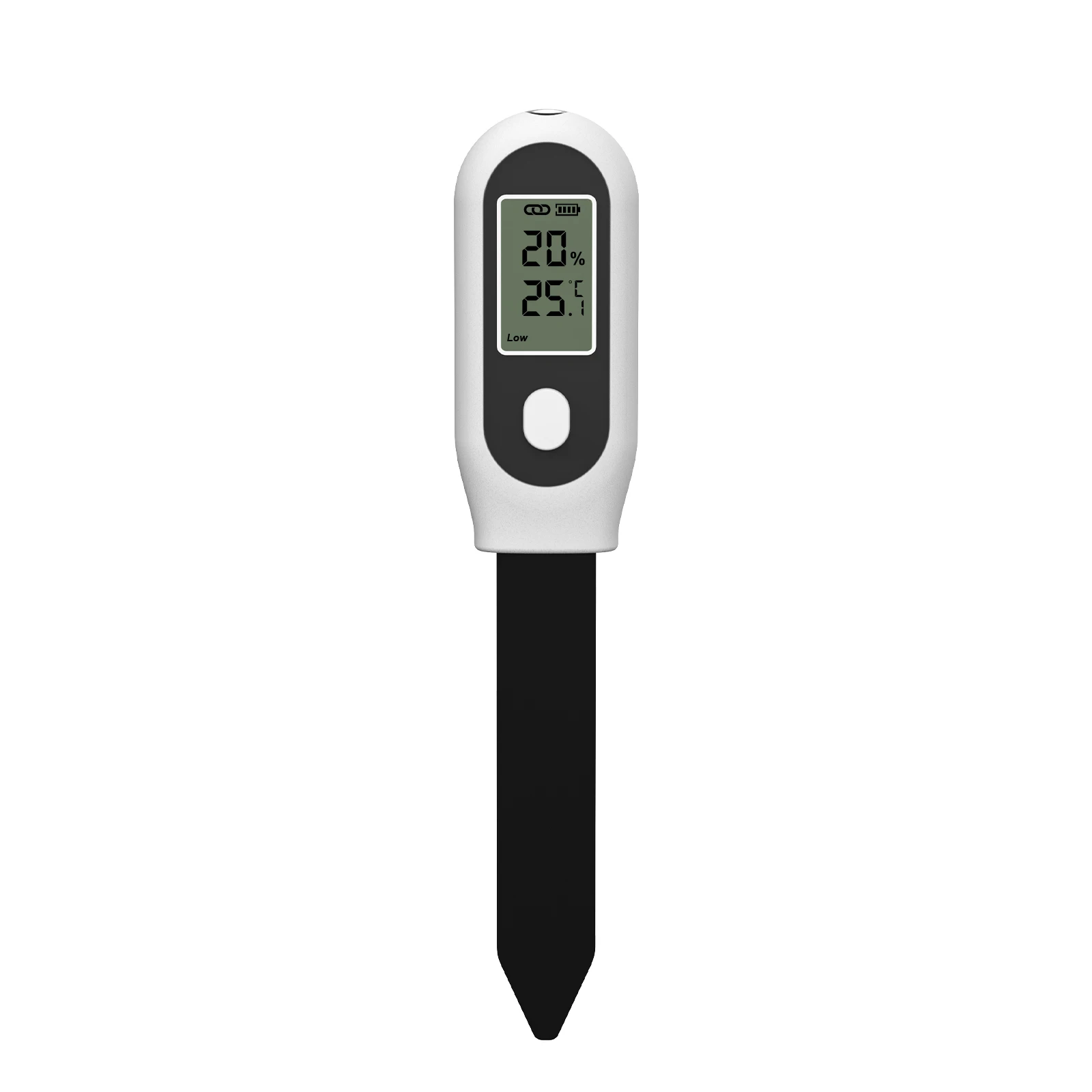 Sensor de Solo Zigbee MDUG, Umidade, Temperatura, Saturação, Para Plantas, Vasos e Jardins
