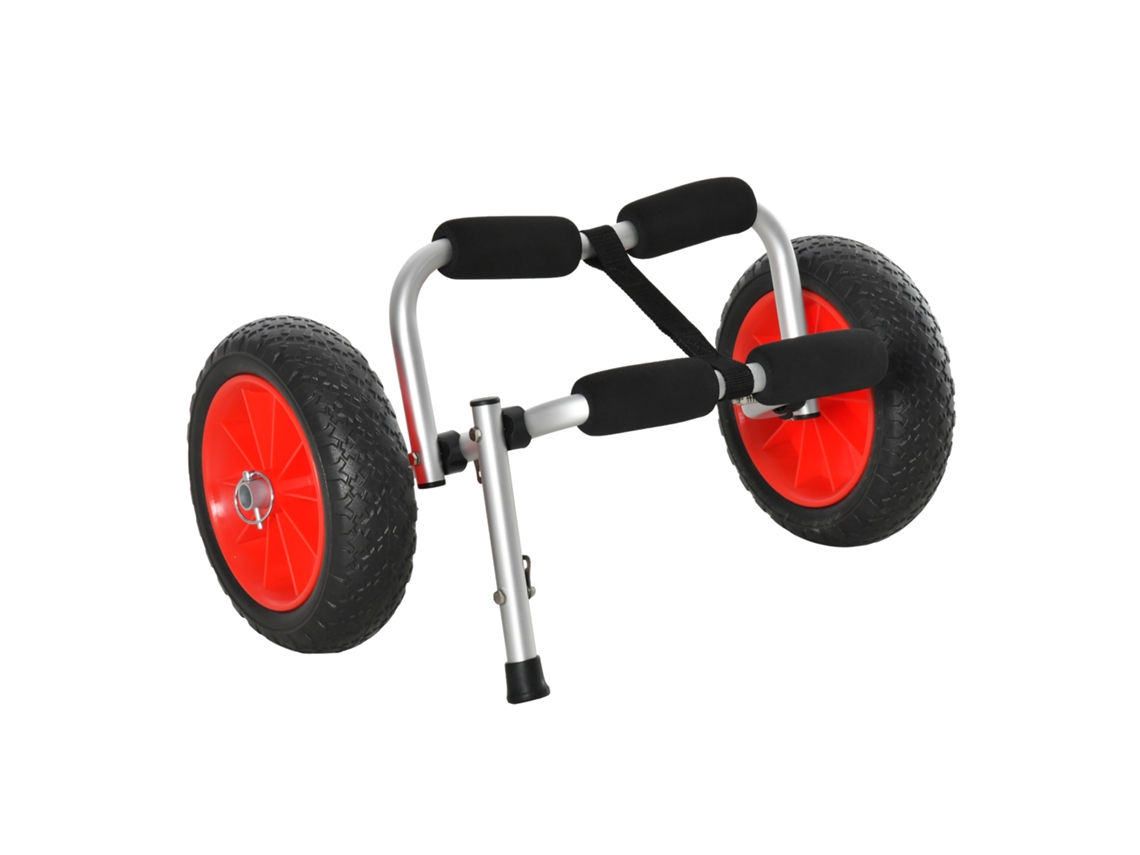 Carrinho Transporte Alumínio para Barcos/caiaques, Carga 70kg, Espuma Antiderrapante, Dobrável. Ge