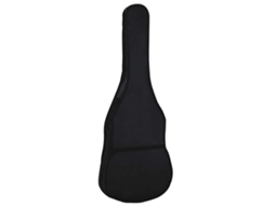 Vidaxl Saco Guitarra P/ Guitarra Clássica 4/4 (39") 102x36,5 Cm Tecido Preto