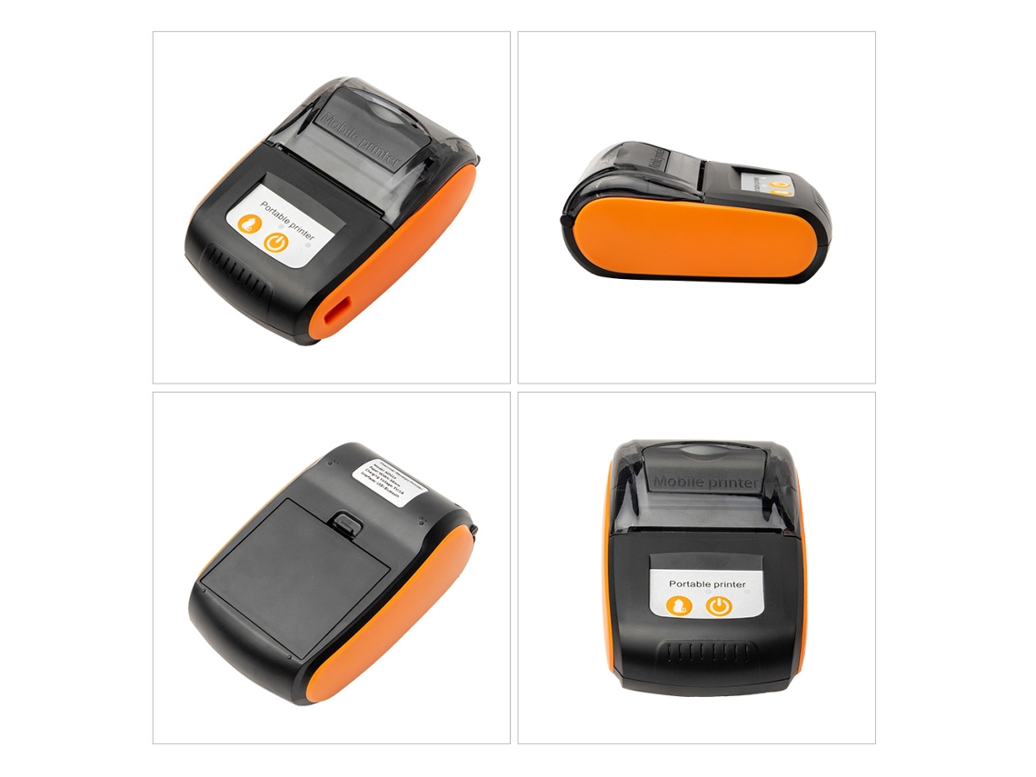 2026 impressora de Recibos Portátil 58mm Térmica Sem Fio Bt Usb Móvel para Android/ios/win Restaurante Loja