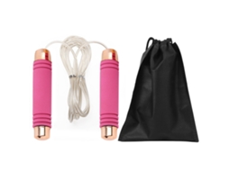 Vlrla-2026corda De Salto Esportiva Rose Red Para Adultos, Crianças, Estudantes E Fitness, Cavo De Aço Resiste 400g