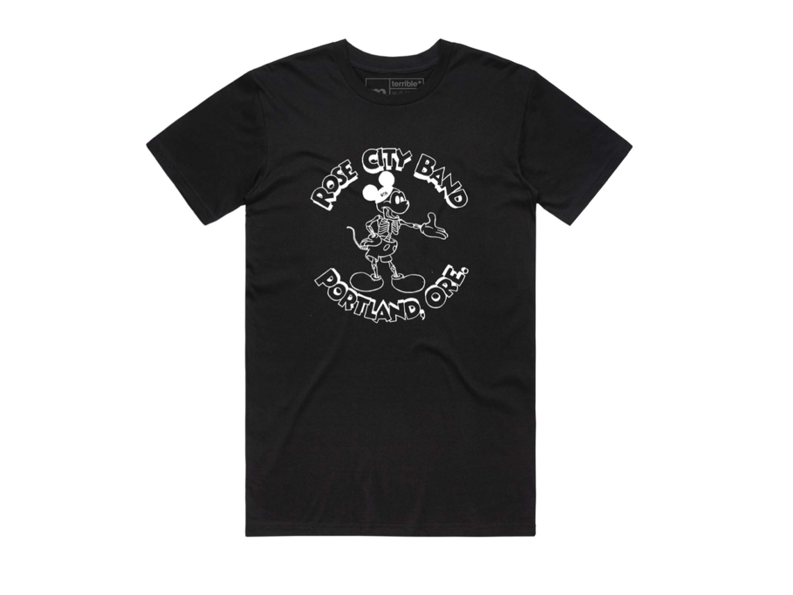 Rose City Band Dead Mouse T shirt ROCKINSTONE Unisex Adults Best Sellers Size:m