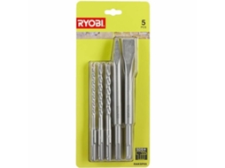 Conjunto de brocas RYOBI RAKSP05 Cinzel Metal 5 Peças