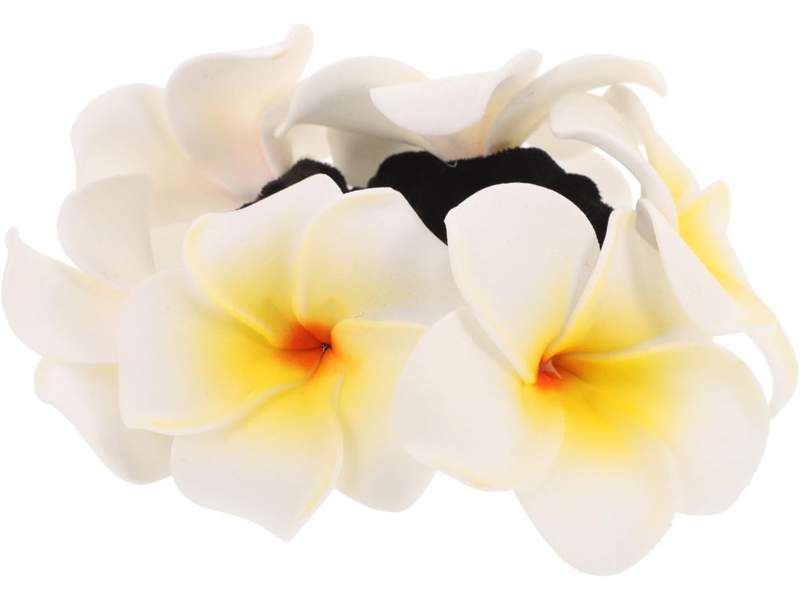 Havaianas Crown feitas de espuma branca confortável com cordão elástico.