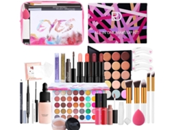 Conjunto Completo De Maquiagem Facial - Pacote Com 29 Peças