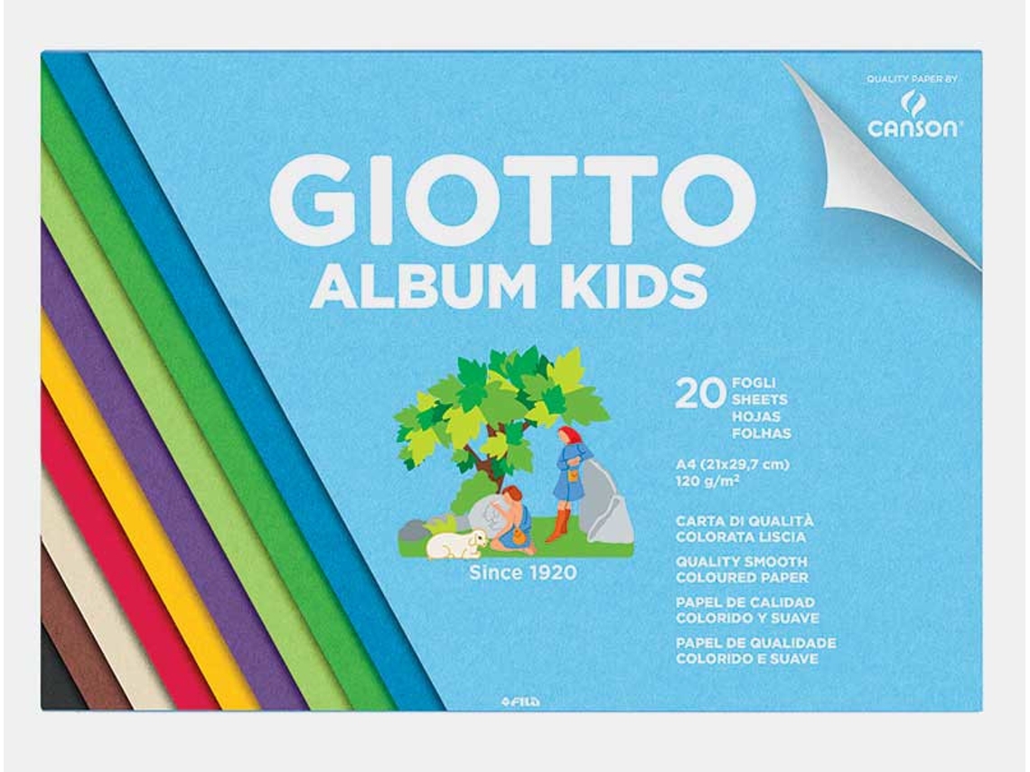 GIOTTO 580700 Papel Decorativo Art Paper 20 Folhas