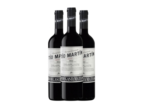 Vinho D. MATEOS Tío Martín Rioja Crianza (0.75 L - 3 Unidades)