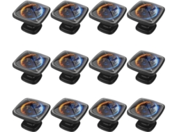 Puxadores Quadrados Para Armários De Cozinha, Puxadores Para Armários E Gavetas, 12 Peças, Yin Yang Fofoca Lua Terra 3d