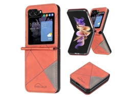 Capa De Celular À Prova De Choque Com Textura De Losango Pu Pc