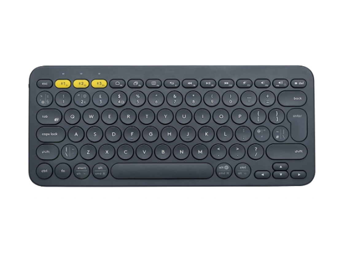 Teclado Multidispositivo Yizhood K380 Bluetooth Compacto Uk Preto