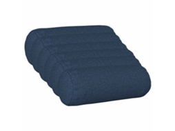 Vidaxl Almofada Com Travesseiro Heerlen 6 Unid. Azul Tecido