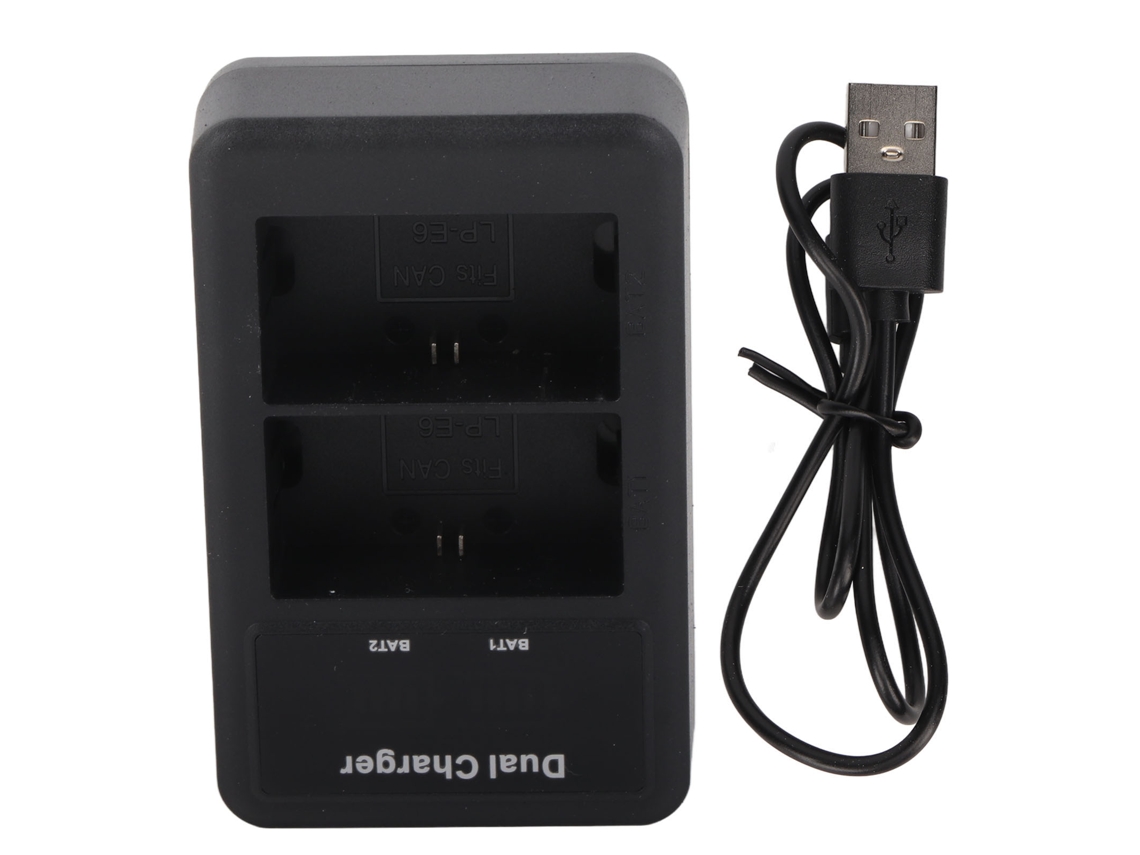 Aetheria carregador Duplo Usb para Bateria de Câmera Lp e6 com Display de Carga para R7 Ii R6 R5 5d4 60d 70d 80d 90d