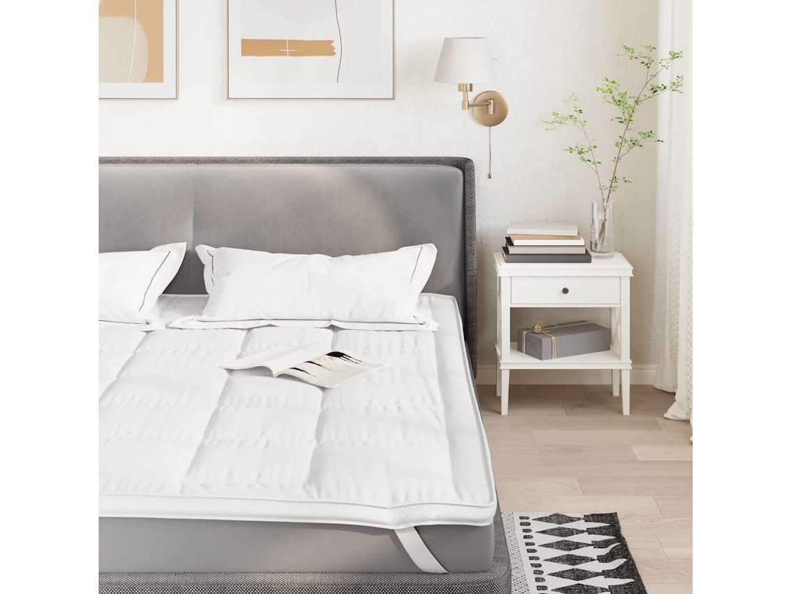 Vidaxl Protetor De Colchão 80x200 Cm Branco