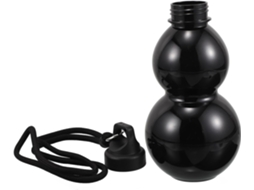 Garrafa de água esportiva grande de plástico com capacidade para 800ml, não é um modelo chinês tipo cabaça.