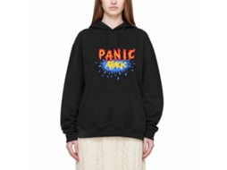 Moletom preto Rockinstone Panic Attack com design exclusivo.