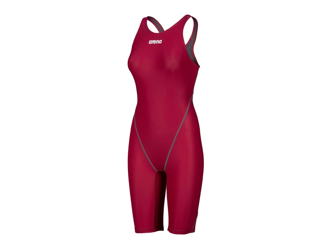 Fato de Banho de Mulher para Natação ARENA Powerskin St Next Vermelho (28)