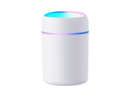Difusor De Óleos Essenciais Para Aromaterapia, Umidificador De Ar Ultrassônico Usb Com Luzes Coloridas (branco)