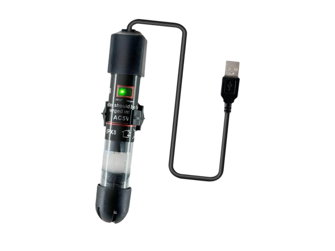 Aquecedor Usb Inteligente e Automático para Aquário de Pequeno Porte. GOKOCO
