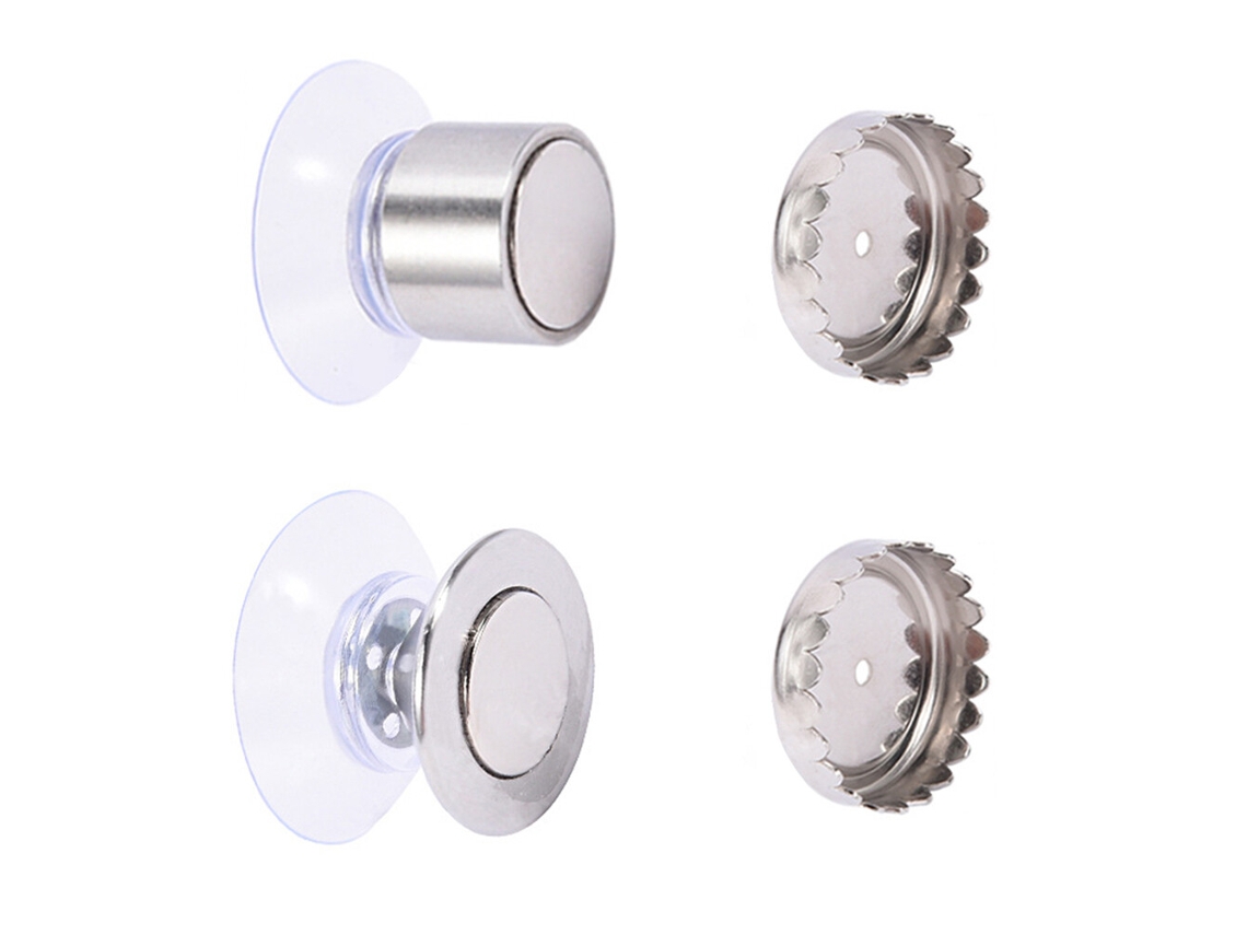 Suporte Magnético Para Sabonete De Aço Inoxidável, 2 Peças, Suporte Para Saboneteira Com Ventosa De Parede SUNNY SPACES